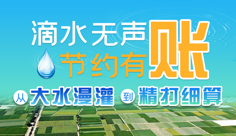 手繪|滴水無聲，節(jié)約有賬 ——從大水漫灌到“精打細(xì)算”